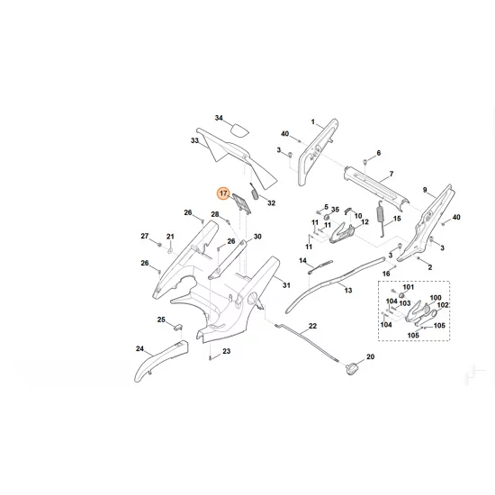 Stihl   Osłona 6360 706 3400